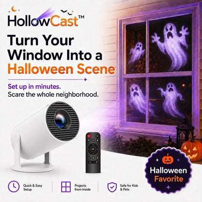 HollowCast™ — Halloween Window Projector