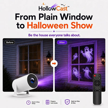 HollowCast™ — Halloween Window Projector