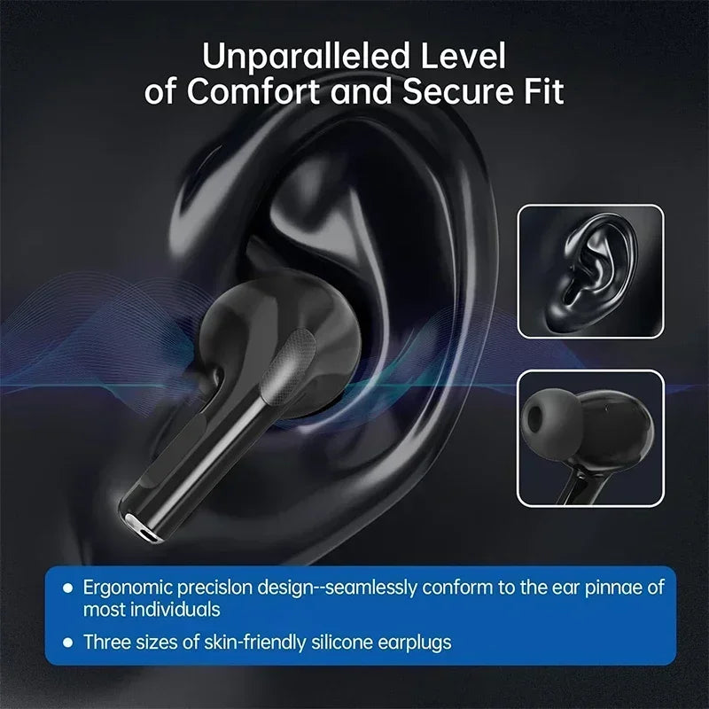 AI Languages Translator Earbuds with Screen Noise Cancelling Earphone with with 144 Languages Real Time Translation Headphones
