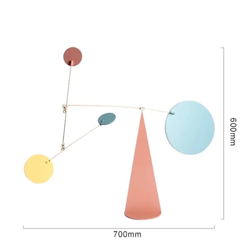 Modern Simple Creative Desktop Ornament Artistic Geometric Modeling Dynamic Balance Living Room Desktop Miniatures Home Decor