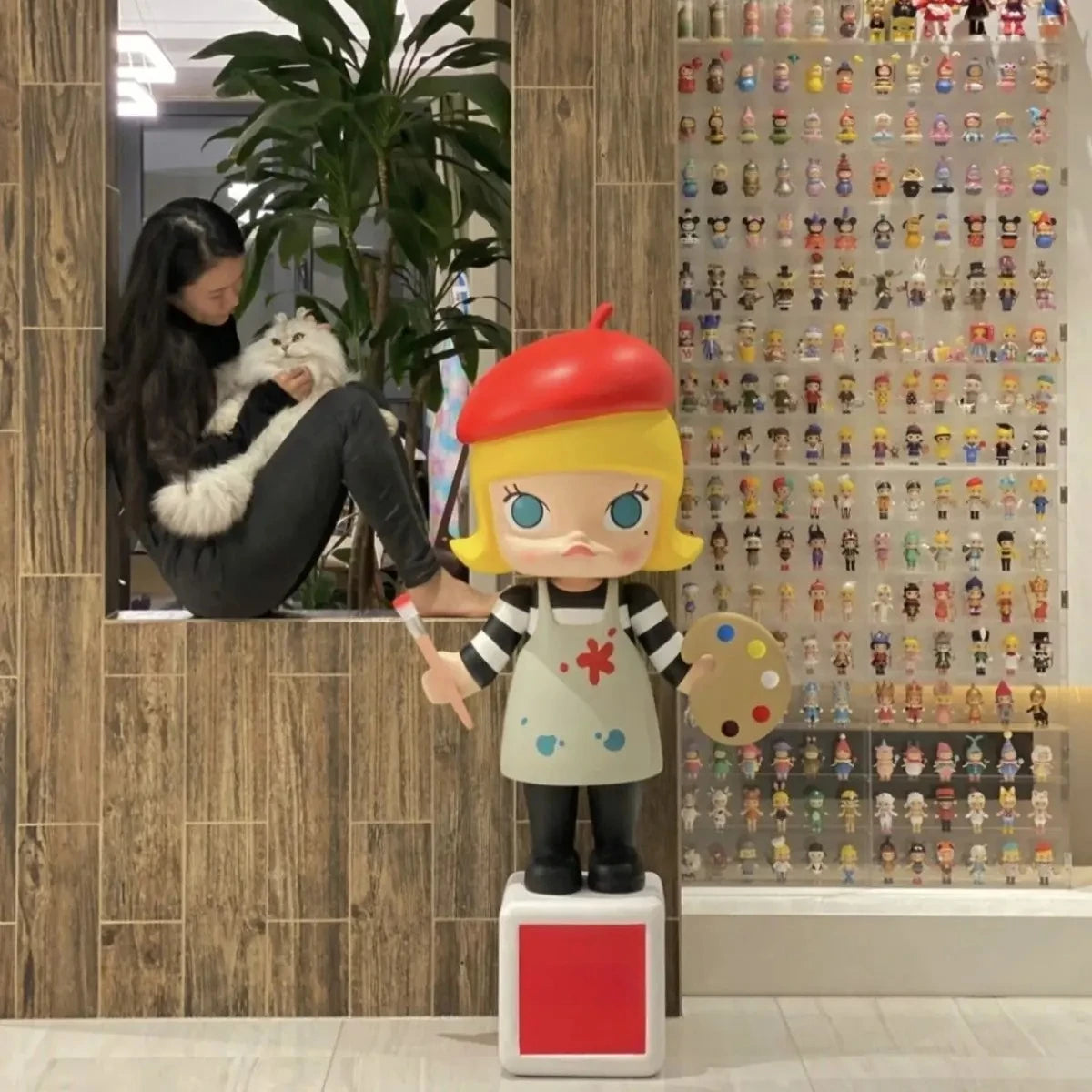 Cute Doll Home Decoration Living Room Bedroom Light Luxury Figurines Luxury Aesthetic Modern Art Ornaments Aesthetic Funny Gifts