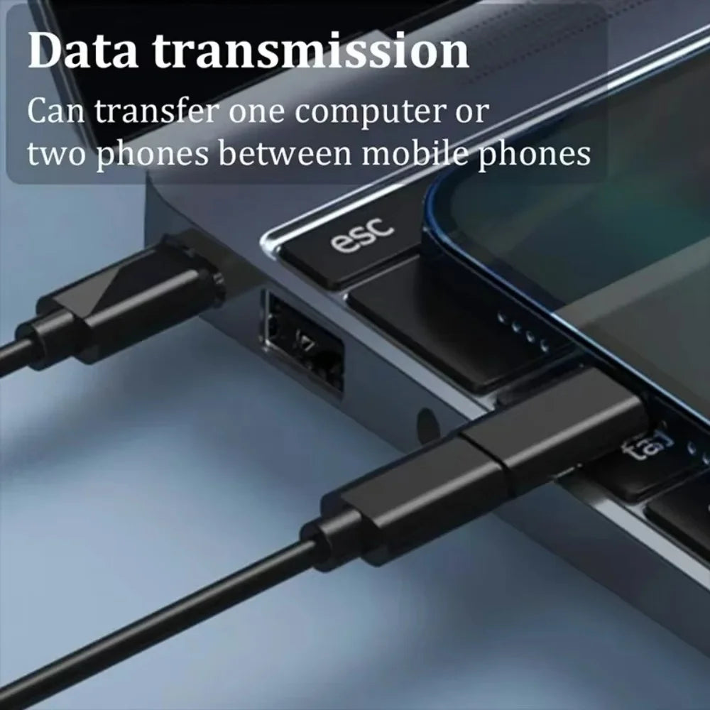 NNBILI Multifunctional USB Data Cable Set Storage Box with Multi USB Charging Adapter Cable Kit Usb To Type C Usb Adapter