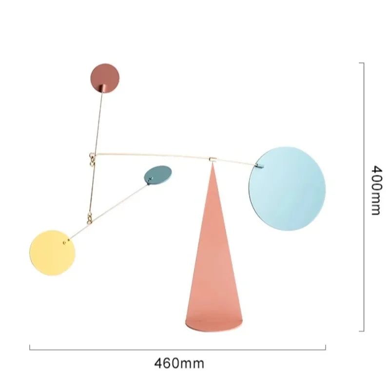 Modern Simple Creative Desktop Ornament Artistic Geometric Modeling Dynamic Balance Living Room Desktop Miniatures Home Decor