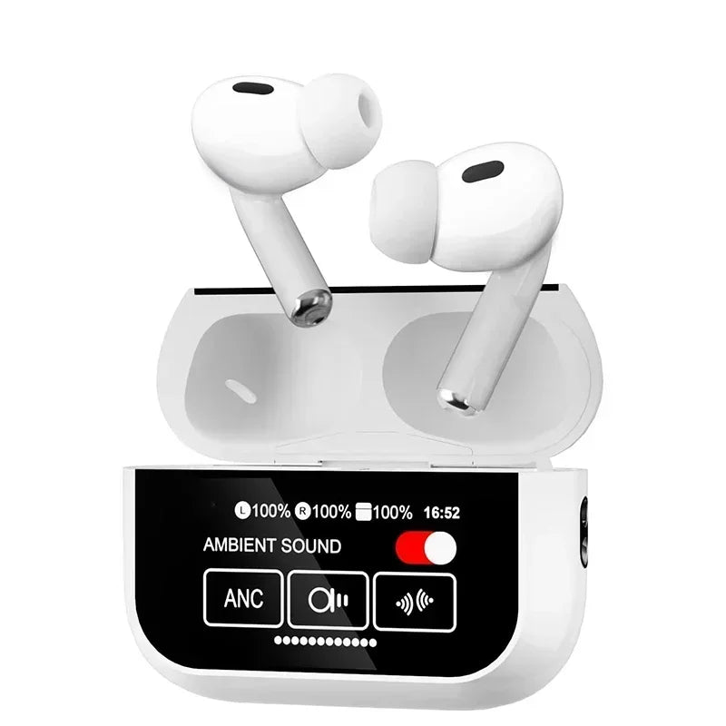 AI Languages Translator Earbuds with Screen Noise Cancelling Earphone with with 144 Languages Real Time Translation Headphones