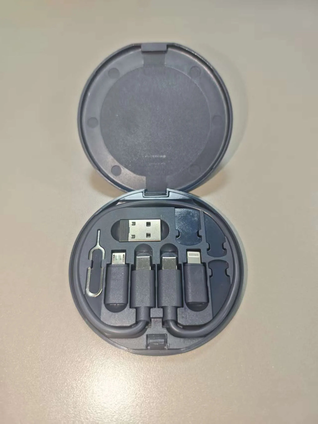 NNBILI Multifunctional USB Data Cable Set Storage Box with Multi USB Charging Adapter Cable Kit Usb To Type C Usb Adapter