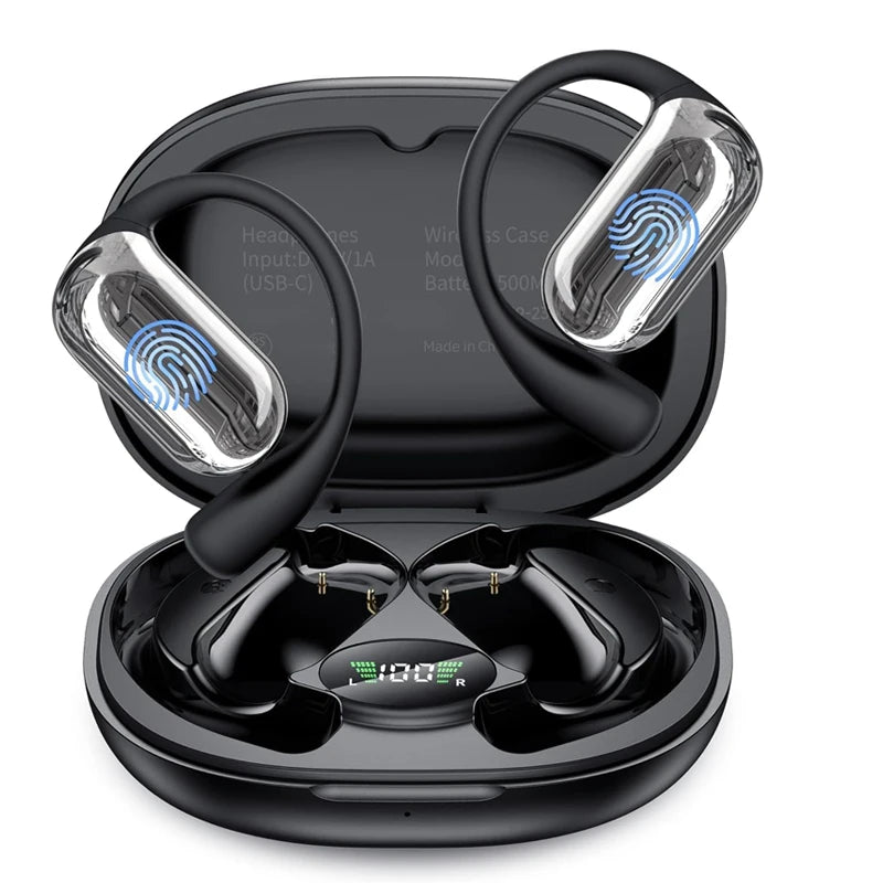 UYUXIO AI Language Translation Headphones with 144 Languages & Accents Real-Time Earbuds Translator for iPhone Android Phones