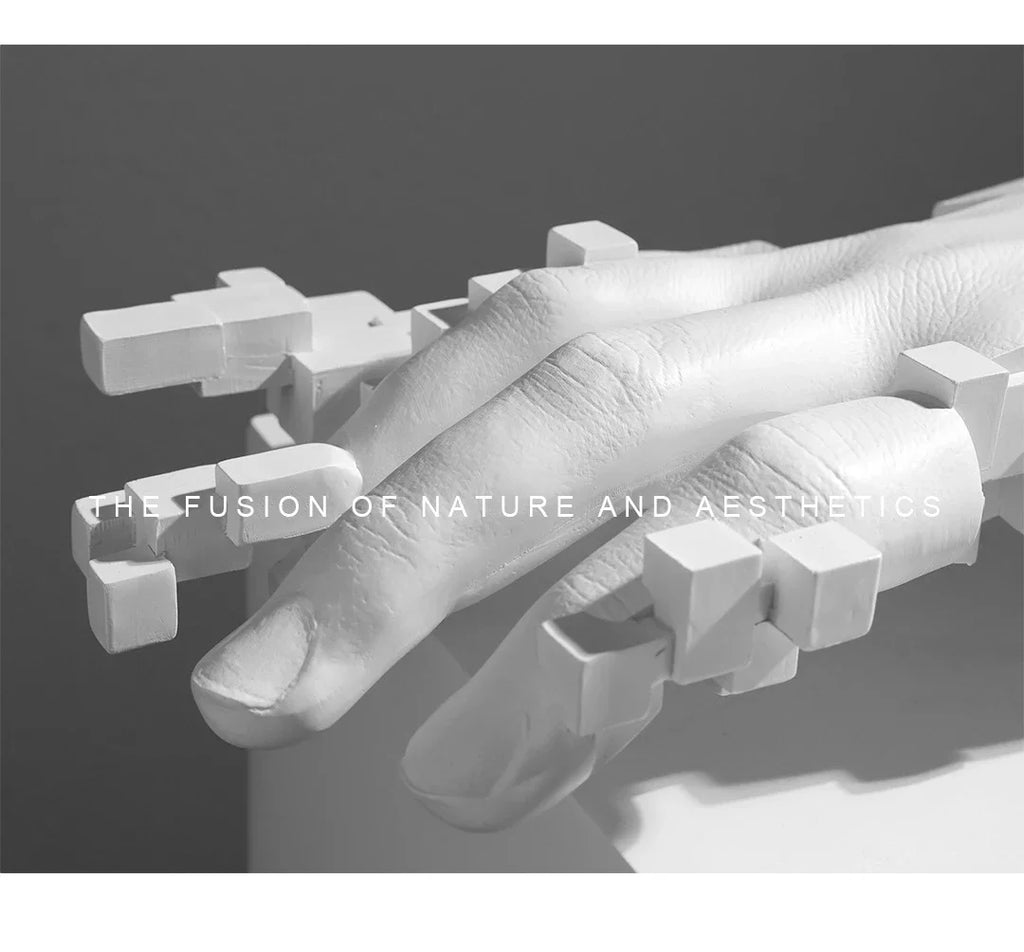 Home Living Room Decorations Abstract Art Palm Modern Luxury Table Hand Sculpture House Accessories Aesthetic Figurines Decor