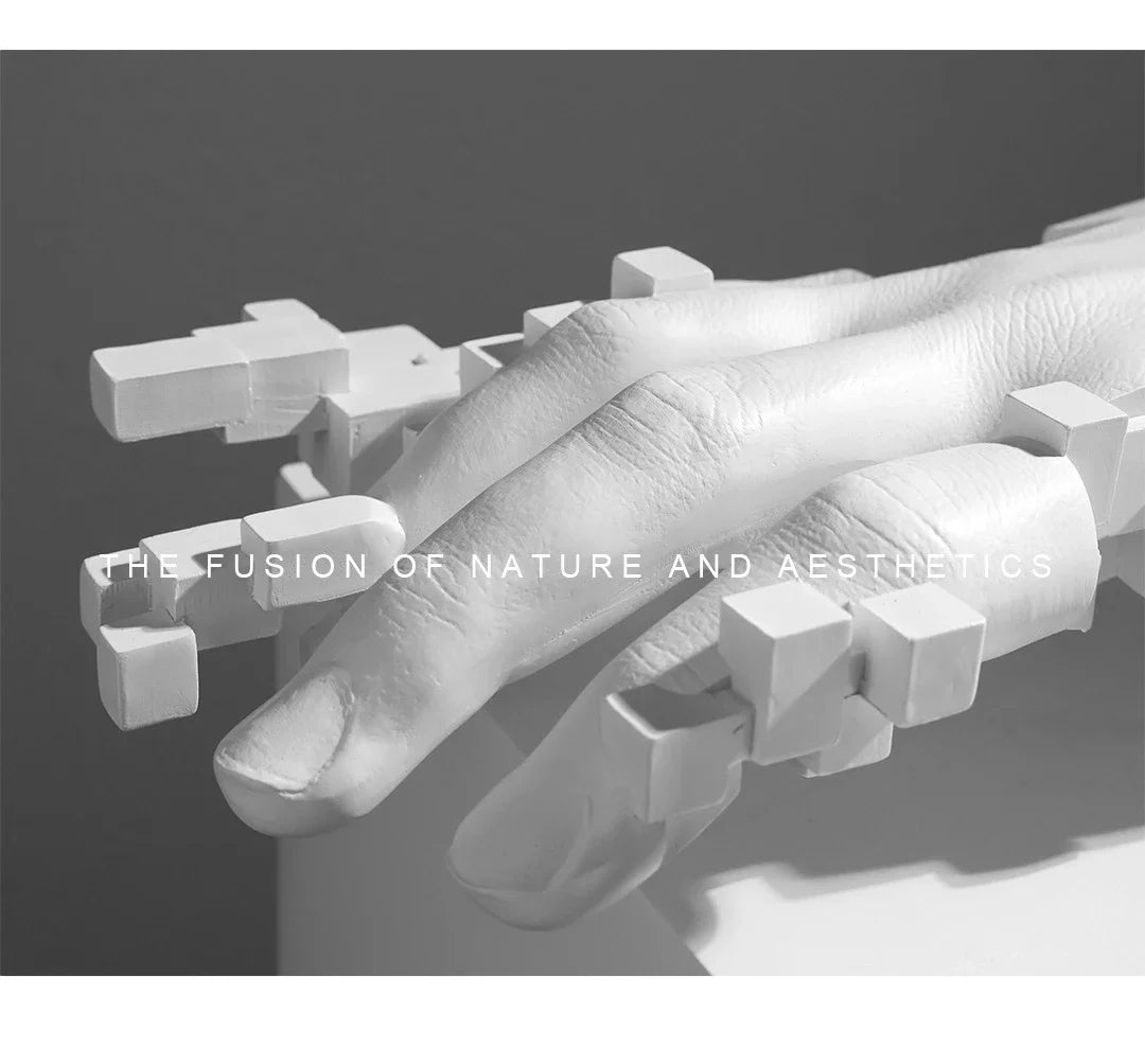 Home Living Room Decorations Abstract Art Palm Modern Luxury Table Hand Sculpture House Accessories Aesthetic Figurines Decor