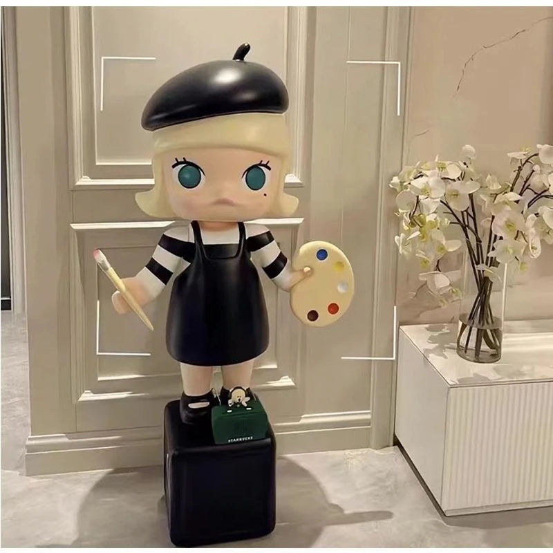 Cute Doll Home Decoration Living Room Bedroom Light Luxury Figurines Luxury Aesthetic Modern Art Ornaments Aesthetic Funny Gifts