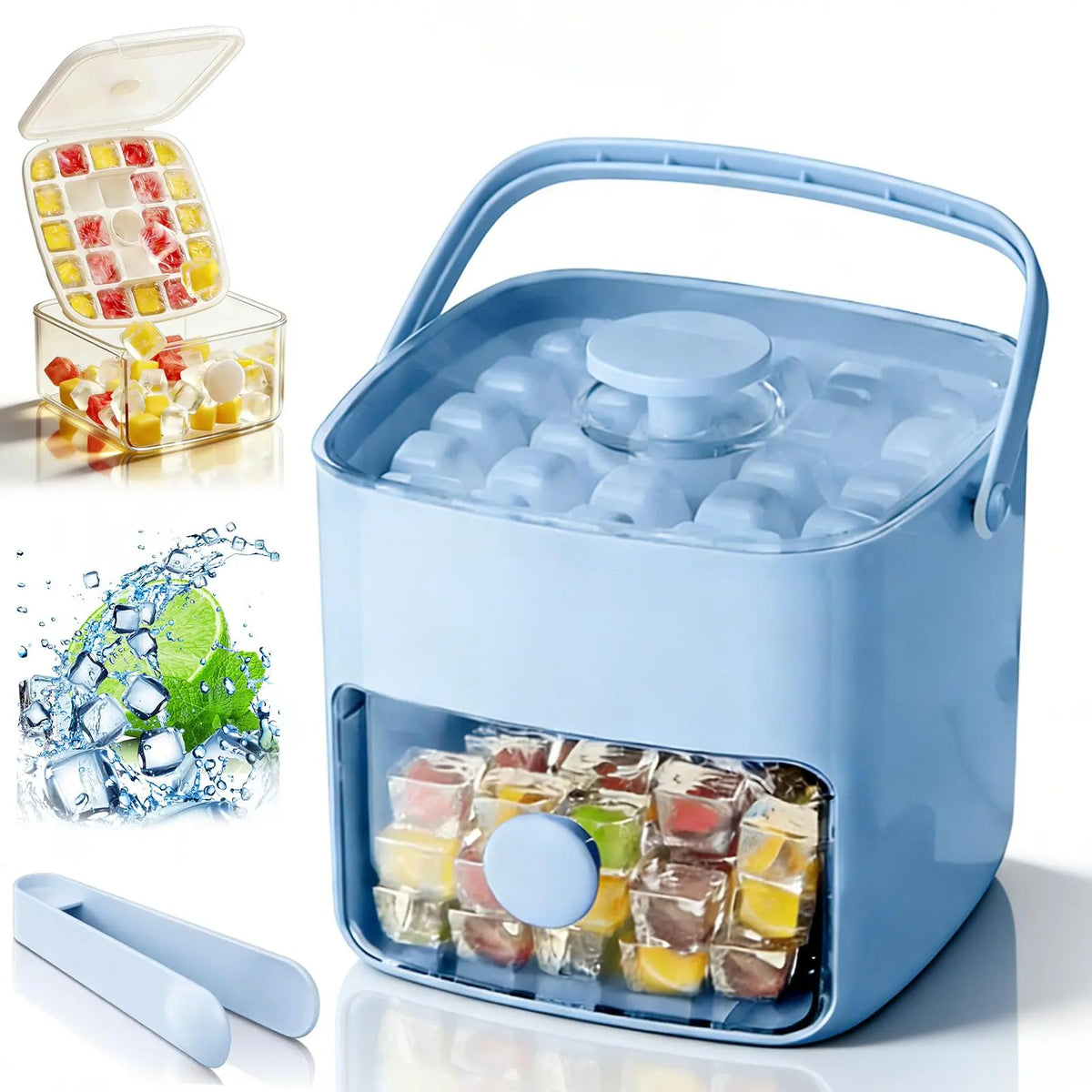IceBin™ — 48 Cube Ice Maker with Easy Press Lid