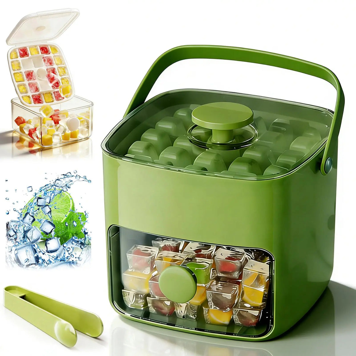 IceBin™ — 48 Cube Ice Maker with Easy Press Lid
