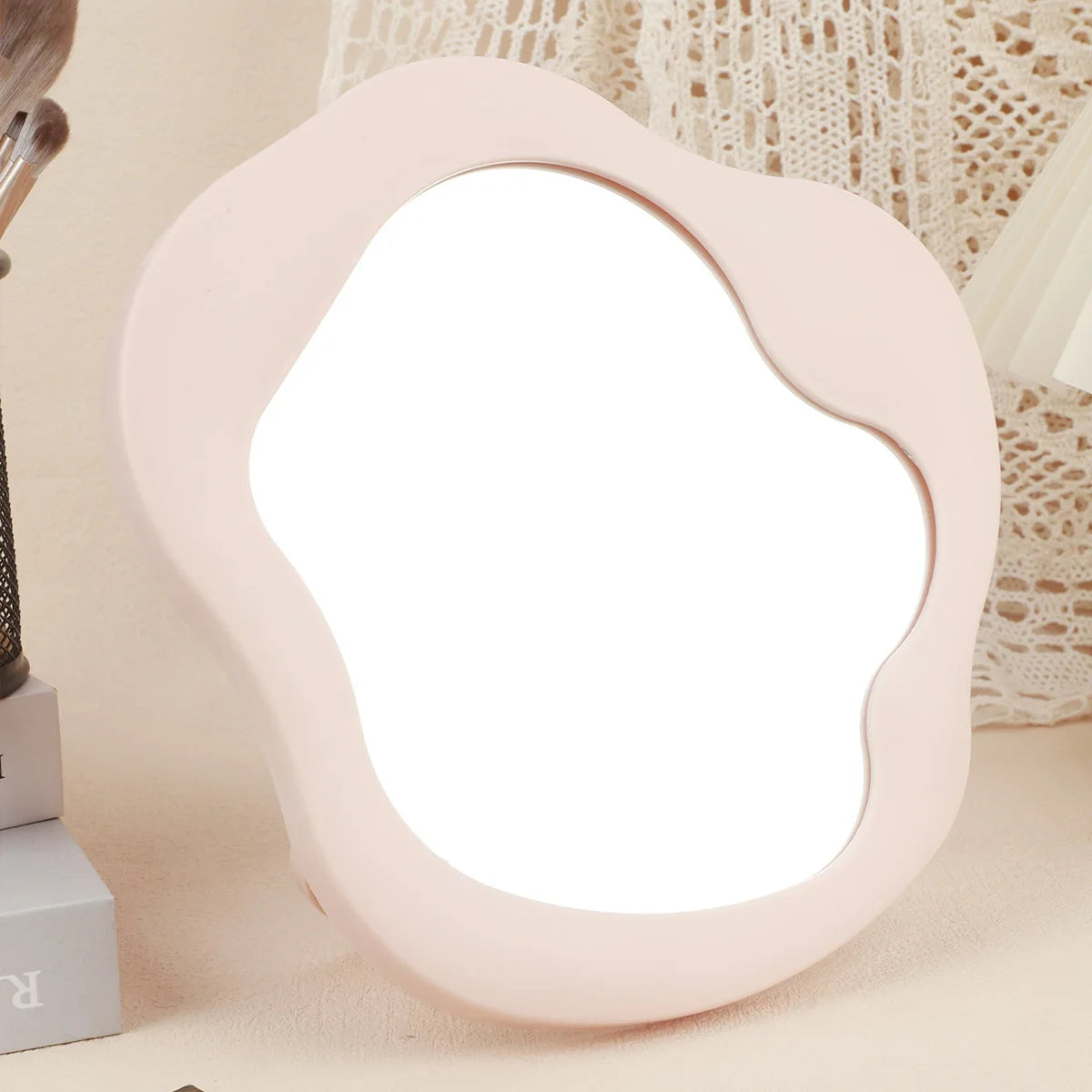 Makeup Mirror Room Decoration Desk Accessorie Mirror Decoration Bedroom Decorative Mirrors Tabletop Mirror Home Aesthetic Decor