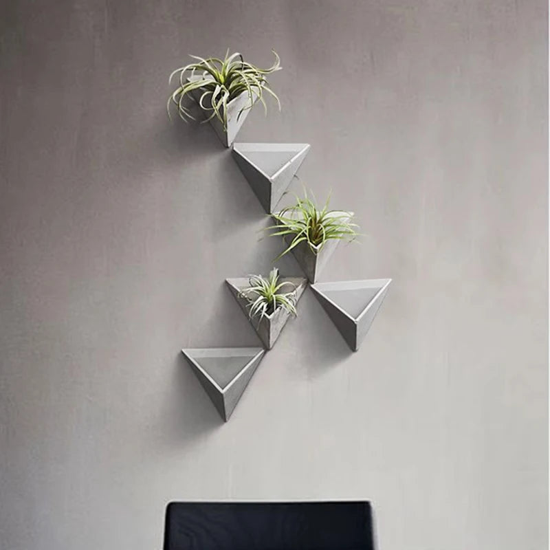 Wall Art Vases Aesthetic Decoration Home Vases Modern Room Design Figurines Jardiniere Ikebana Stem Holder Jardiniere Creative