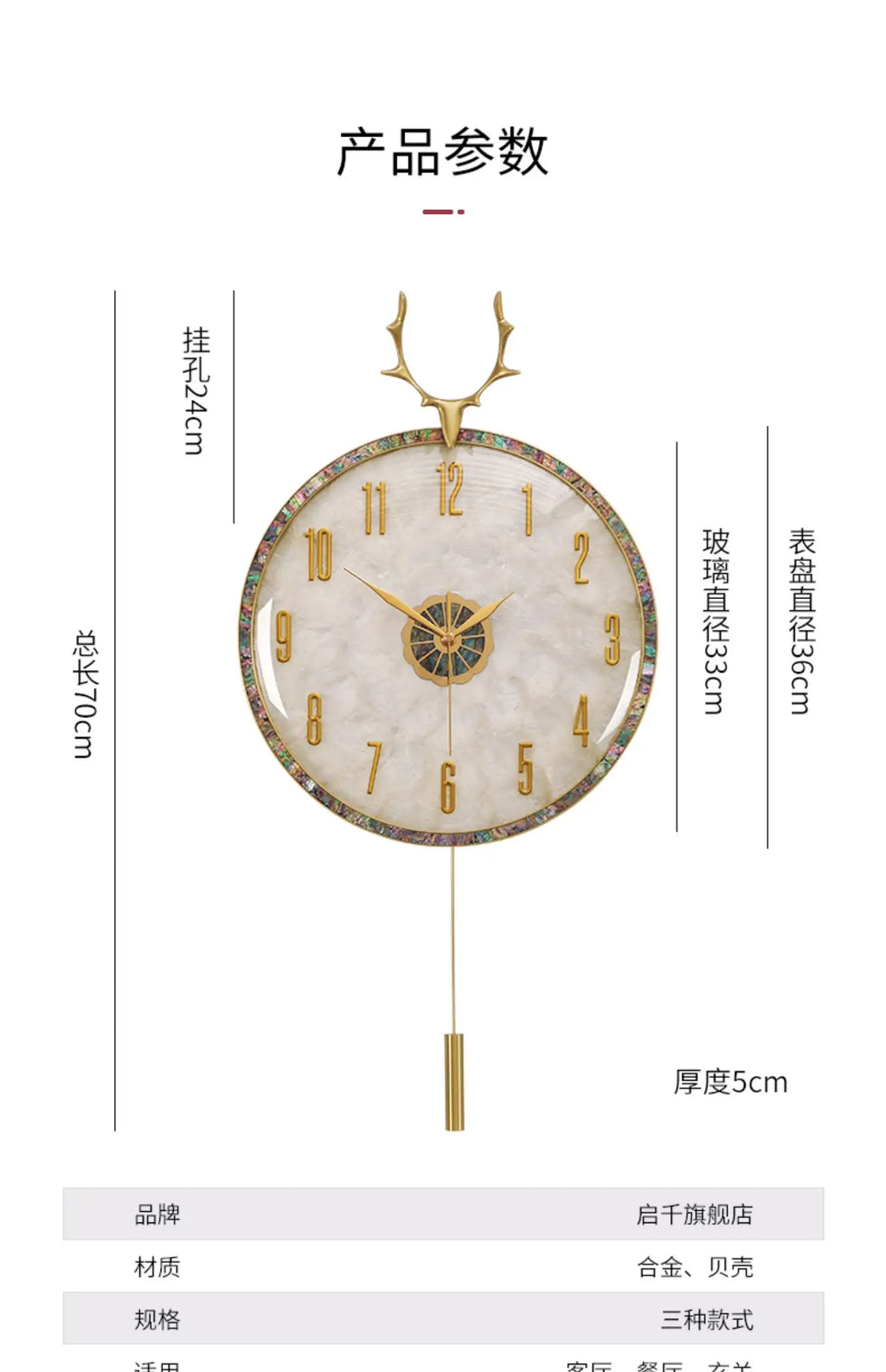 Aesthetic Kitchen Wall Clock Fun Round Interior Design Wall Clock Living Room Reloj Pared Decorativo Decoration Accessories