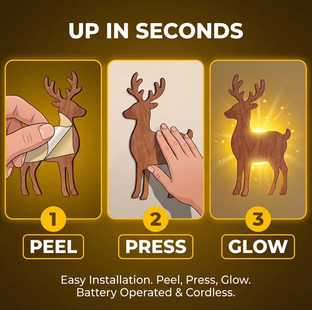 Christmas Reindeer Glow Light