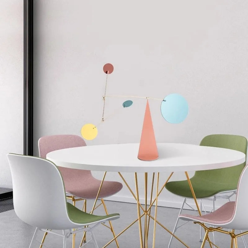 Modern Simple Creative Desktop Ornament Artistic Geometric Modeling Dynamic Balance Living Room Desktop Miniatures Home Decor