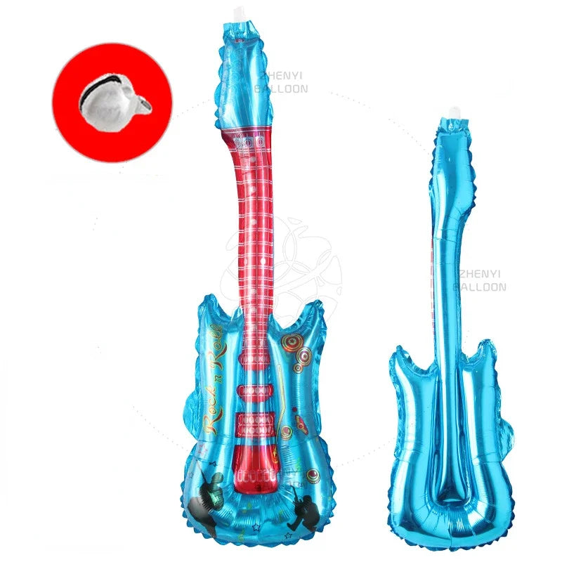 Hot Cartoon Guitar Balloons Inflatable Air Globos Party Supplies Kids s Birthday Ballon Classic
