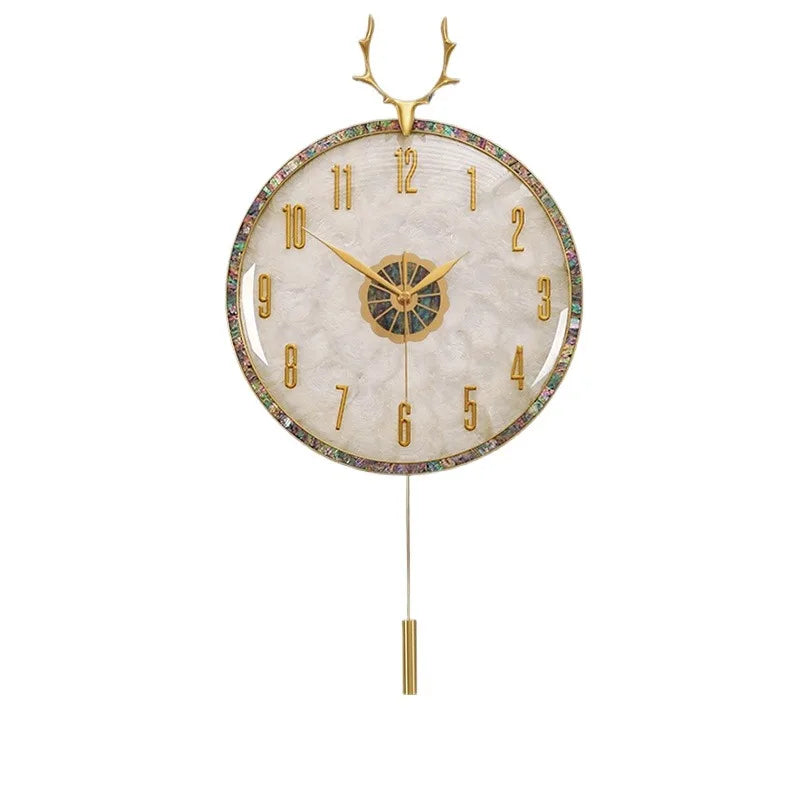 Aesthetic Kitchen Wall Clock Fun Round Interior Design Wall Clock Living Room Reloj Pared Decorativo Decoration Accessories