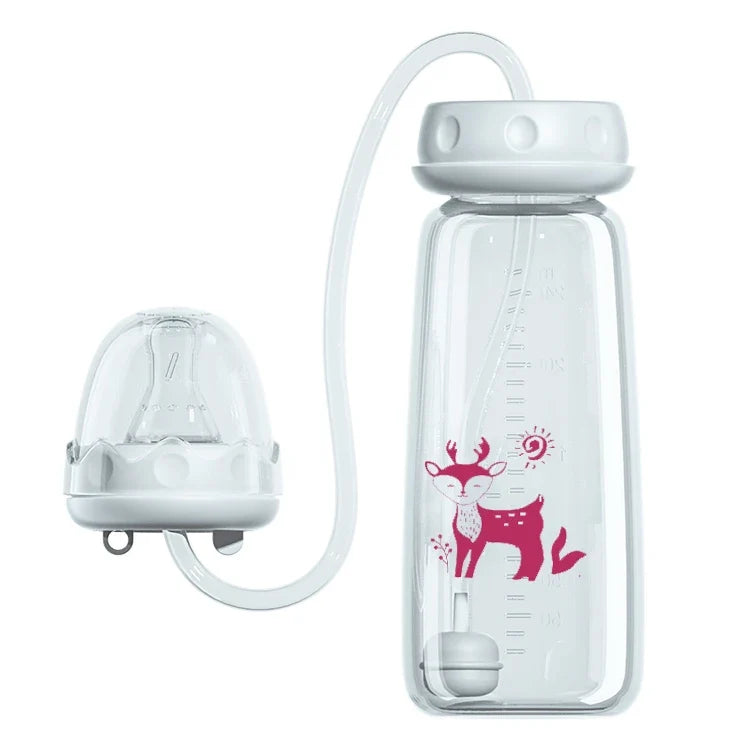 Hands-Free Baby Feeding Bottle
