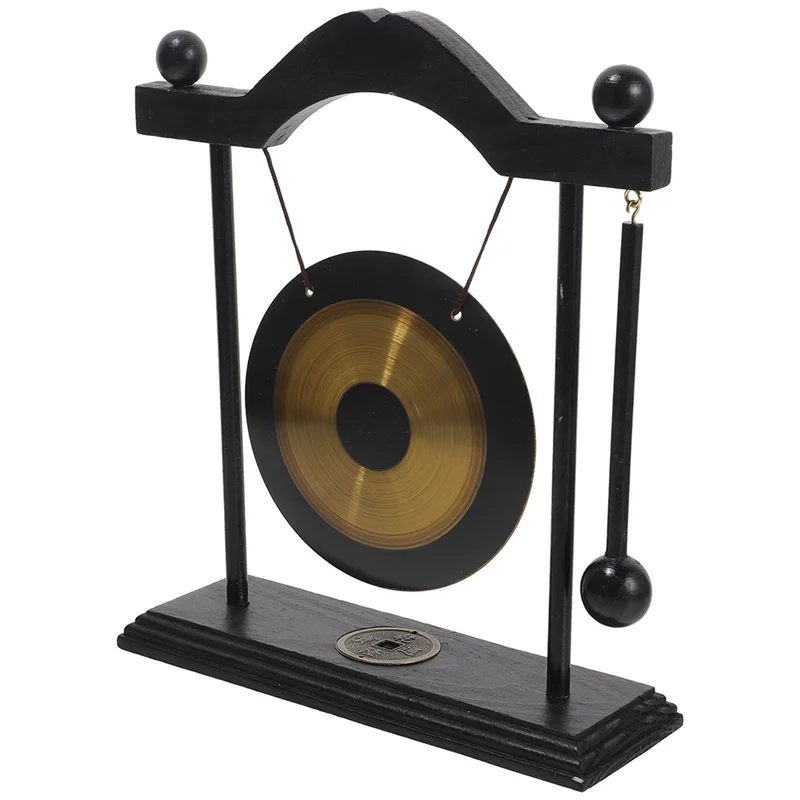 ABHT-Decorative For Home& Garden Gong Feng Shui Decors Adornment Desktop Craft Chic Brass Household