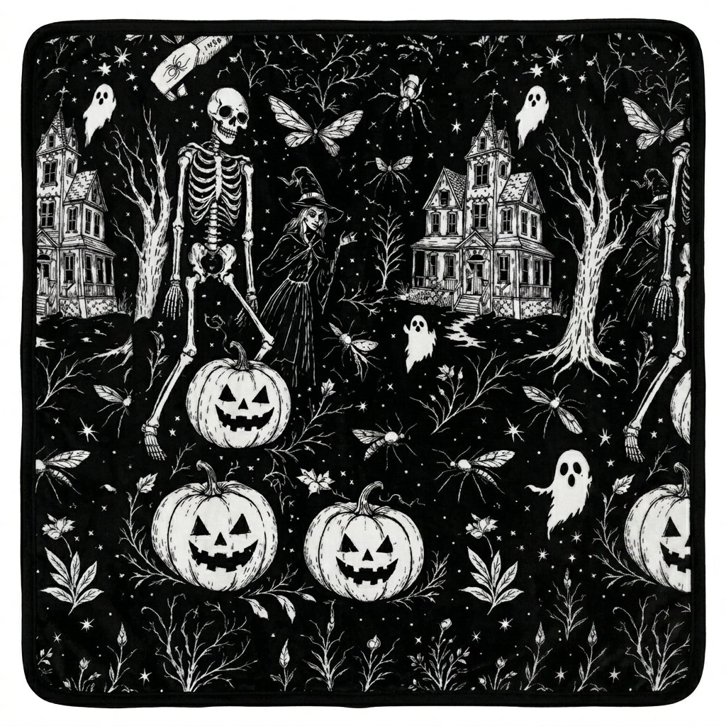 SpookySketch™ — Spooky Coloring Blanket