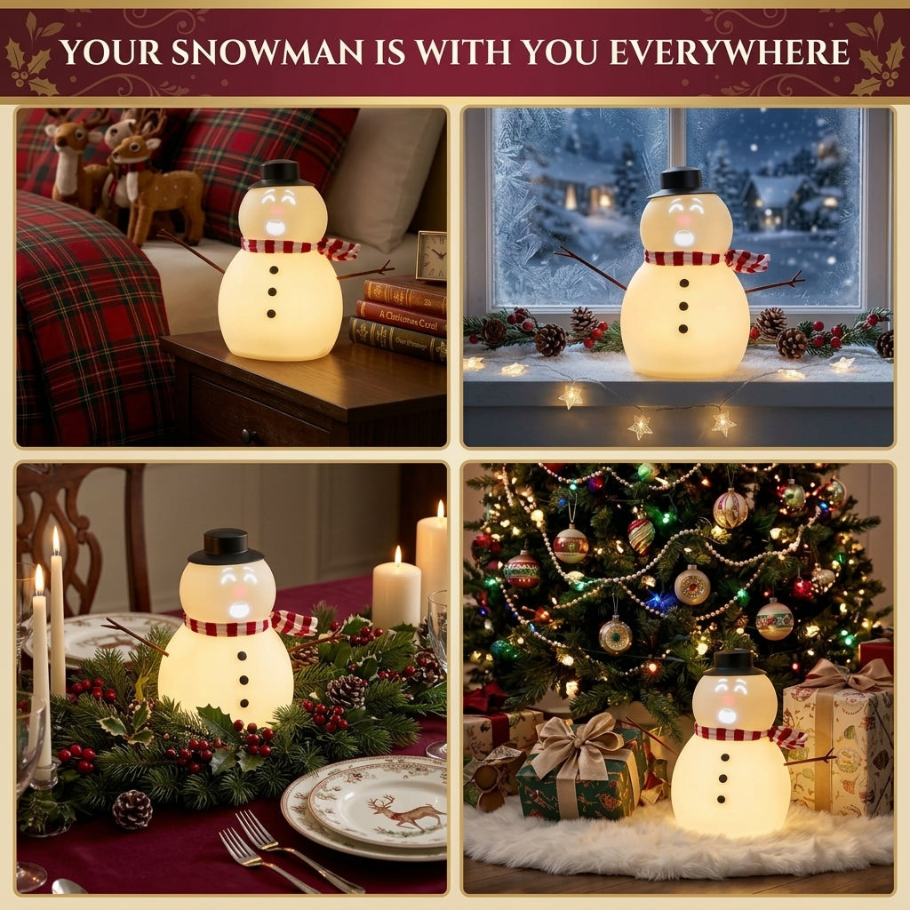 FrostByte Talking Snowman | Animated Christmas Decoration with Light & Sound