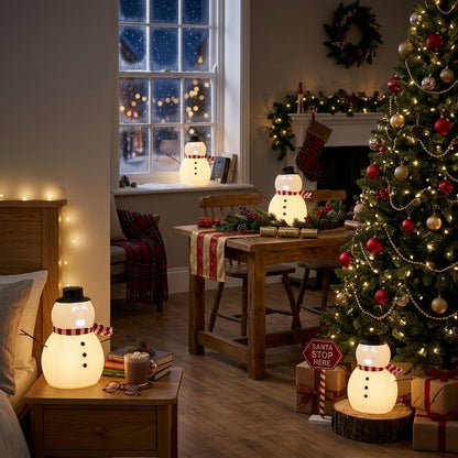 FrostByte Talking Snowman | Animated Christmas Decoration with Light & Sound