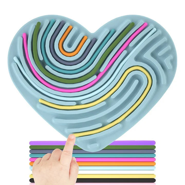 Colorful Sensory Maze Board