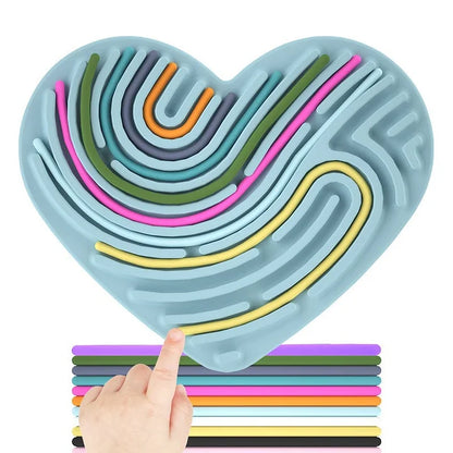 Colorful Sensory Maze Board