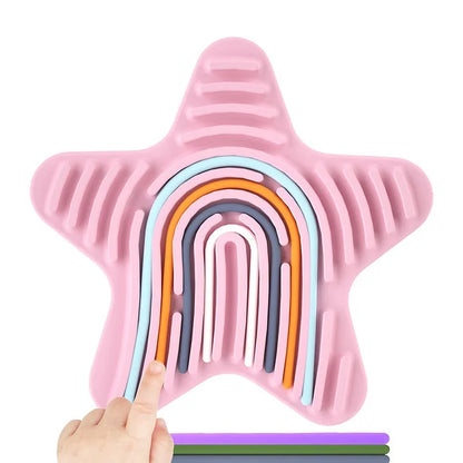Colorful Sensory Maze Board