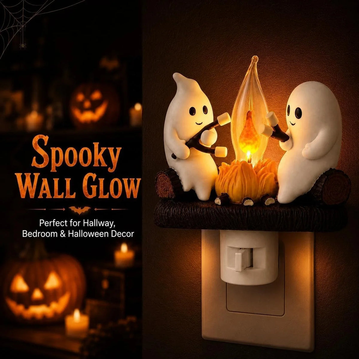 A Little Ghost & Warm Campfire | Cute Halloween-Themed Decor 👻🔥