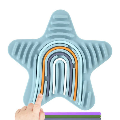 Colorful Sensory Maze Board