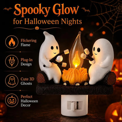A Little Ghost & Warm Campfire | Cute Halloween-Themed Decor 👻🔥