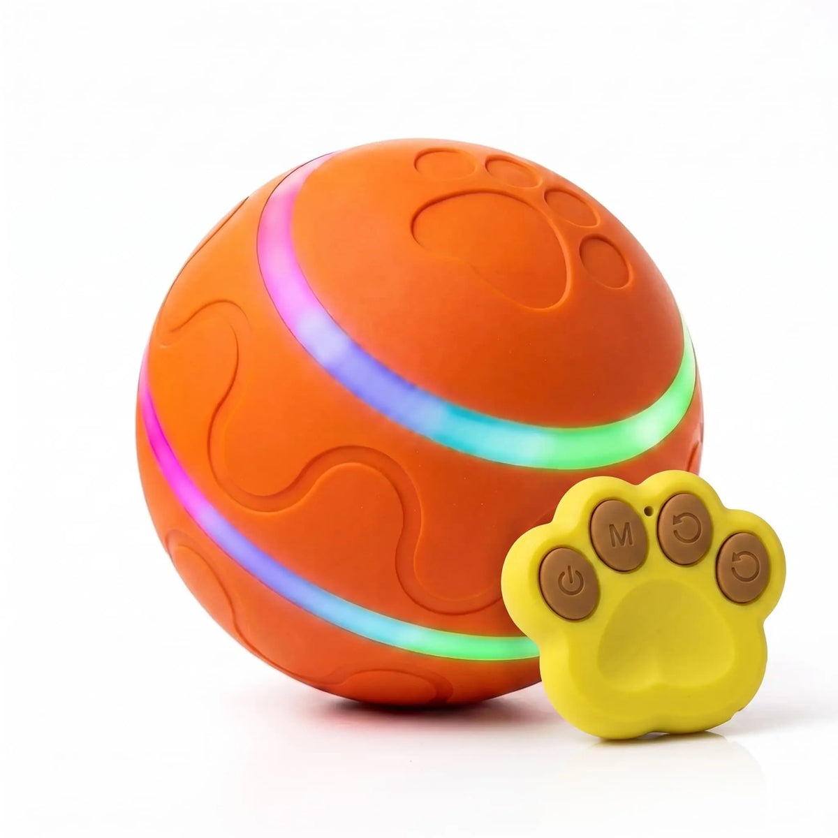 Interactive LED Dog Ball | Self-Rolling & Bouncing Toy for Dogs