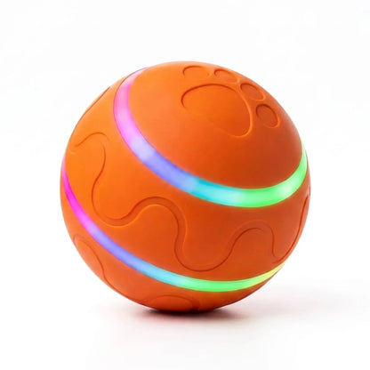 Interactive LED Dog Ball | Self-Rolling & Bouncing Toy for Dogs