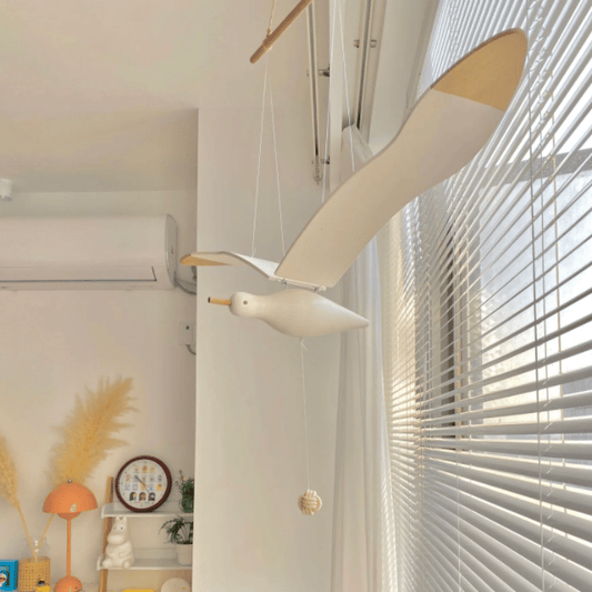 Handmade Wooden Hanging Seagull