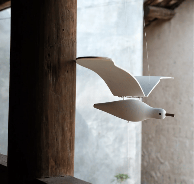 Handmade Wooden Hanging Seagull