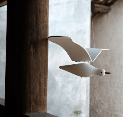 Handmade Wooden Hanging Seagull