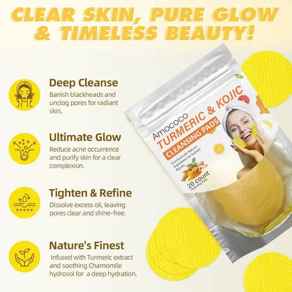 Turmeric & Kojic Acid Deep Cleansing Pads