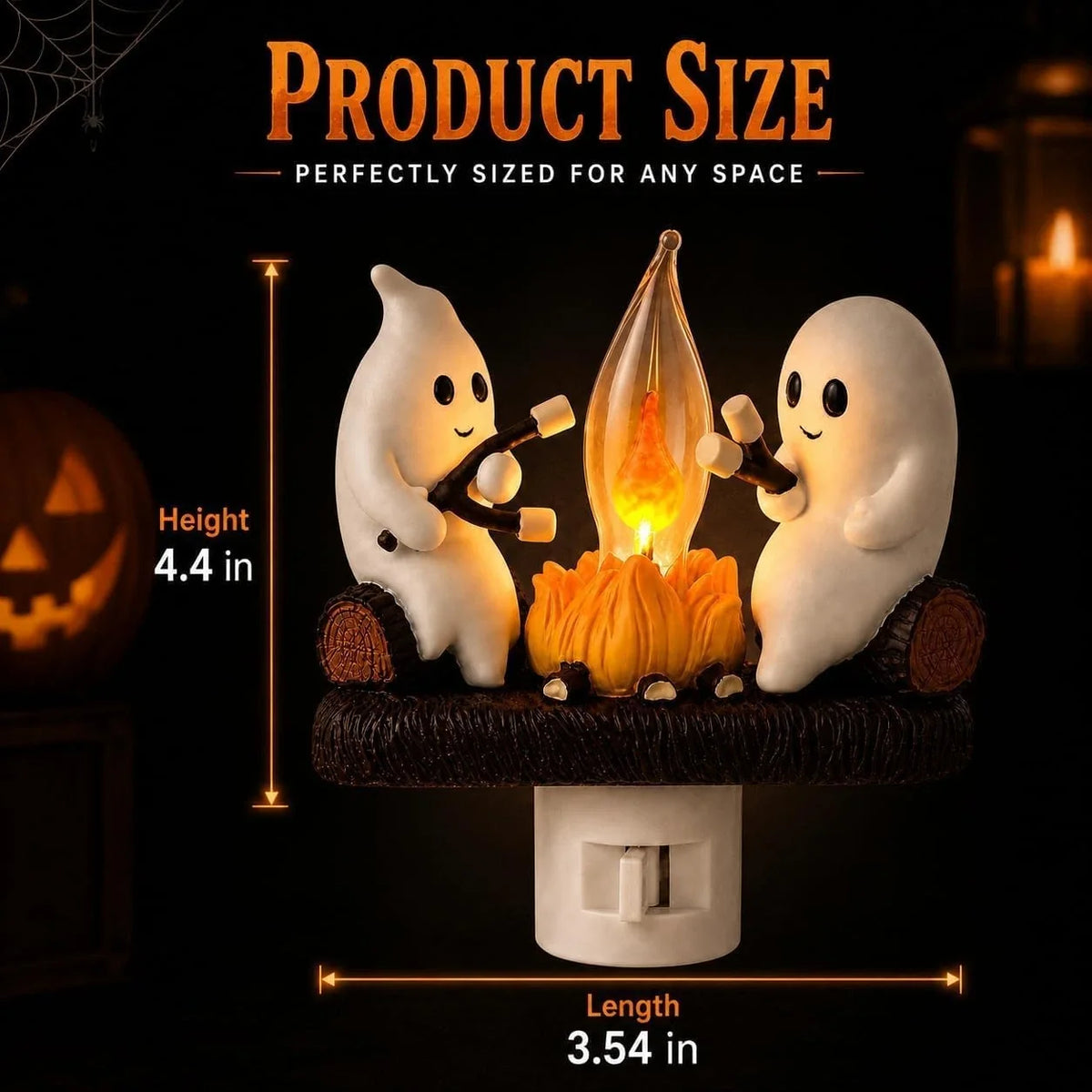 A Little Ghost & Warm Campfire | Cute Halloween-Themed Decor 👻🔥