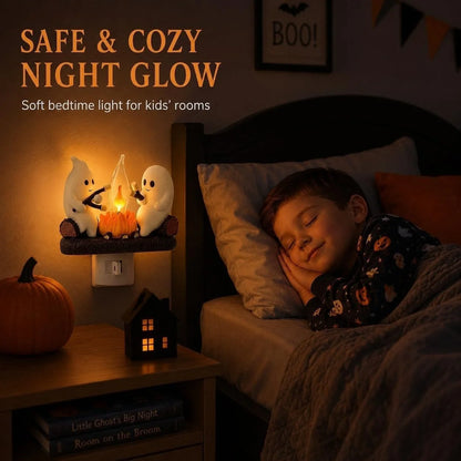 A Little Ghost & Warm Campfire | Cute Halloween-Themed Decor 👻🔥
