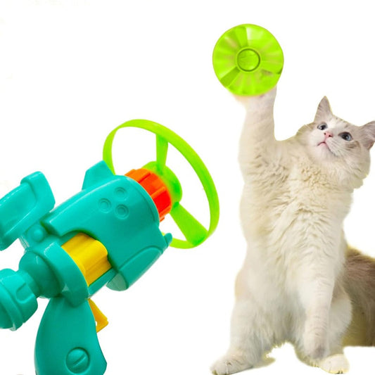 Flying Disc Cat Launcher Set