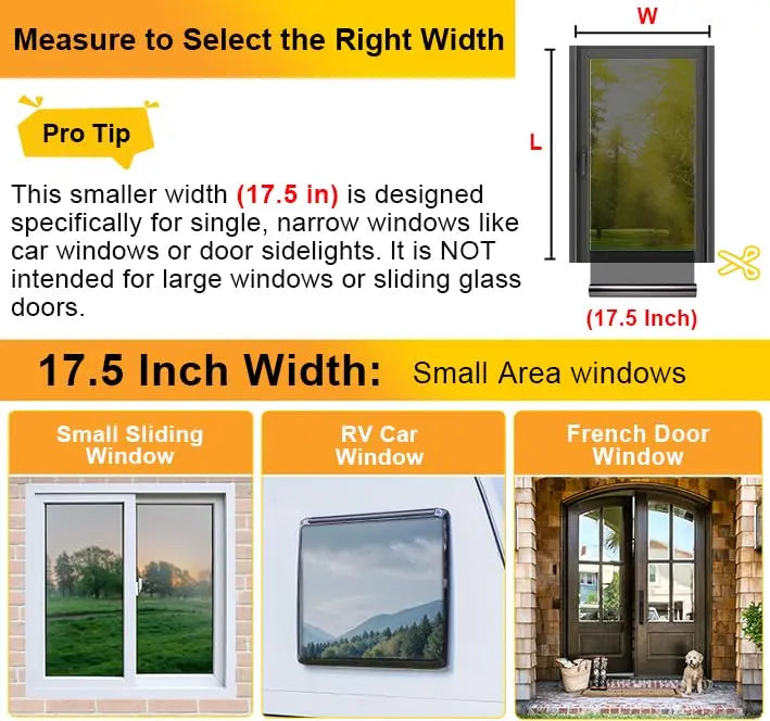 Black One-Way Mirror Privacy Window Film for Home & Office
