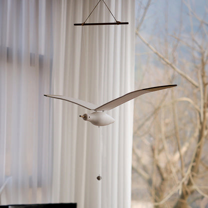 Handmade Wooden Hanging Seagull