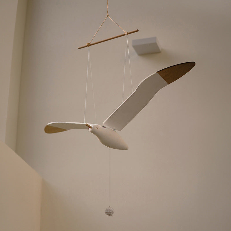Handmade Wooden Hanging Seagull