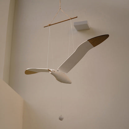 Handmade Wooden Hanging Seagull