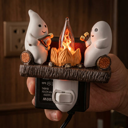 A Little Ghost & Warm Campfire | Cute Halloween-Themed Decor 👻🔥
