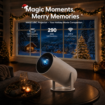 Christmas Window Projector | Turn Any Wall Into a Festive Winter Scene