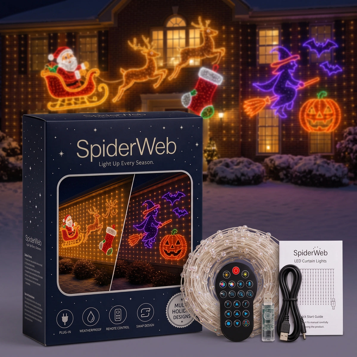 SpiderWeb™ — The Decoration Neighbors Can't Ignore
