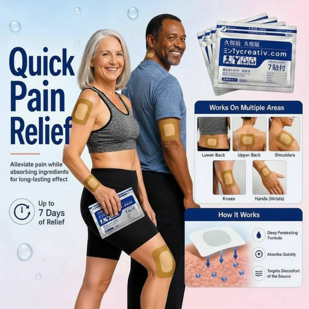 Japanese Pain Relief Patch — Advanced Comfort For Muscles & Joints